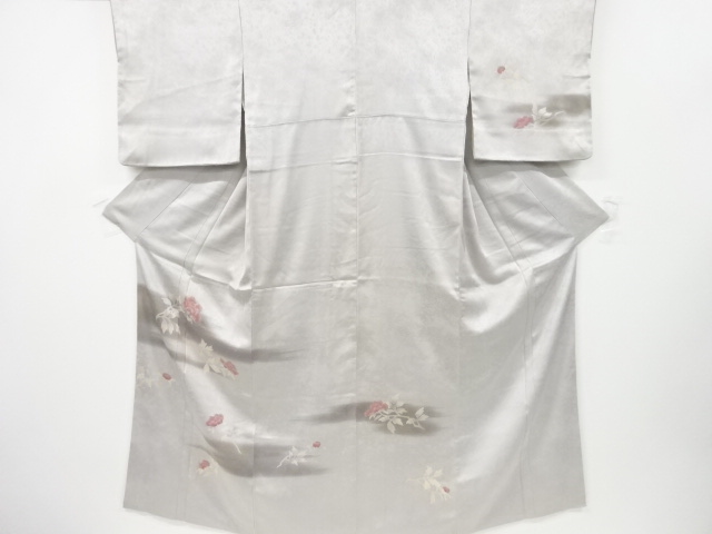 リサイクル　薔薇模様刺繍訪問着